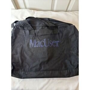 Apple Mac User 1990s Black Canvas Portfolio Apple Technology Convention Tote Bag